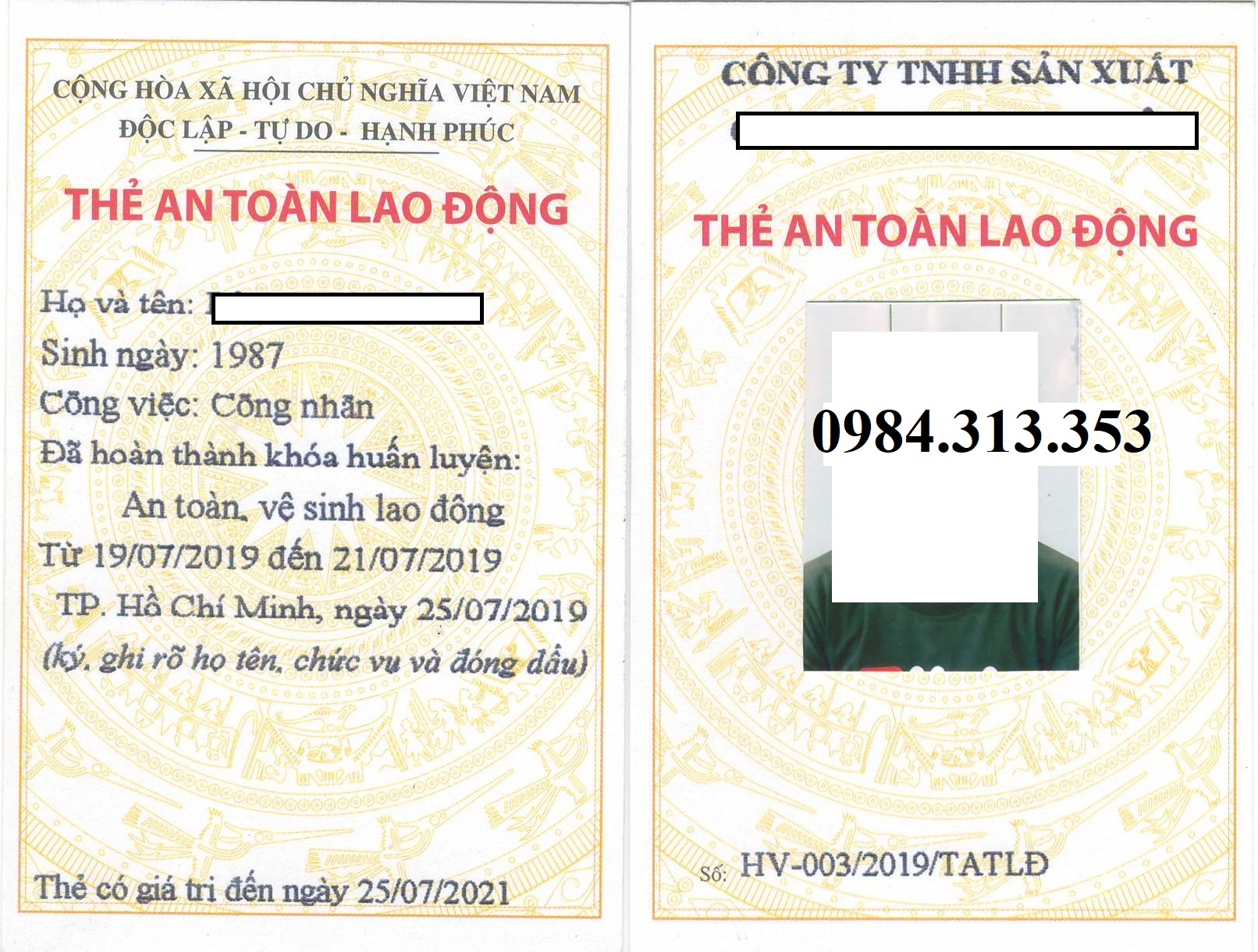chứng chỉ atld nhóm 3