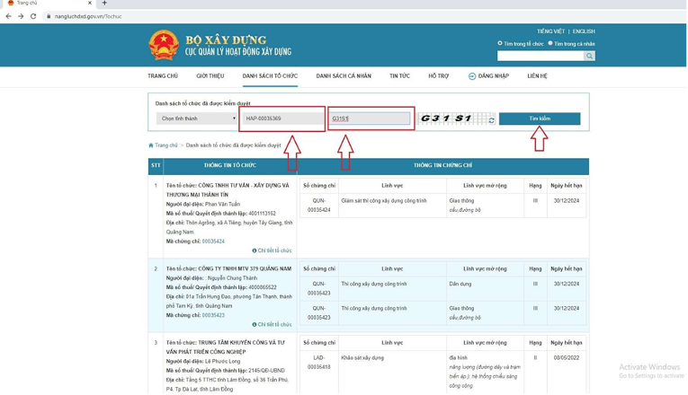 Hướng Dẫn Tra Cứu Chứng Chỉ Năng Lực Xây Dựng Doanh Nghiệp Nhanh & Chính Xác 2025