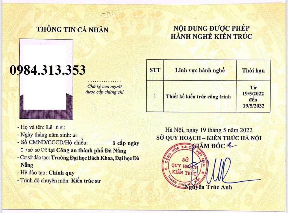 Chứng Chỉ Hành Nghề Thiết Kế Kiến Trúc Hạng I, II, III [Cập nhật 2025]